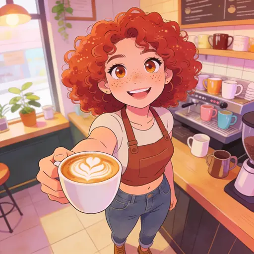 Zoe — modern cartoon